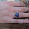 R1134-V zoete romantische klassieke ring lapis lazuli