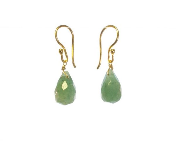 Jade Pear Drops Earrings – E1290