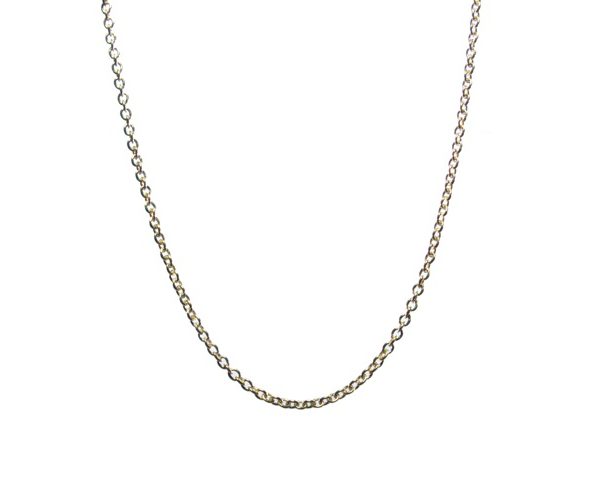 Sterling Silver Necklace Chain 42cm-72cm Fine 1mm Jasseron