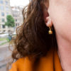 Tiny small tulip earrings E1921